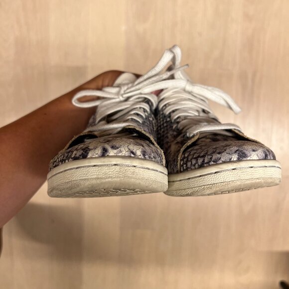 Adidas Stan Smith 'Snakeskin' - M 5.5, W 7 - Crystal White/Grey Four/Core Black - Picture 6 of 7